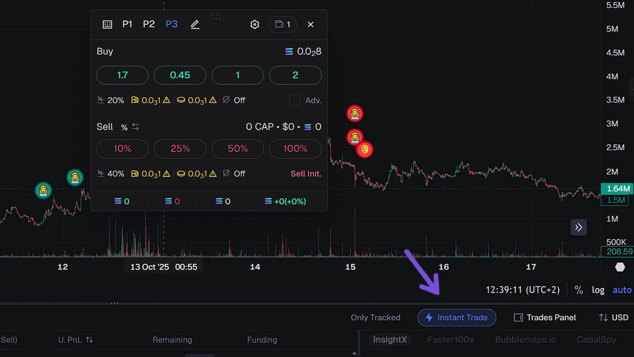 Instant Trade on Axiom Trade