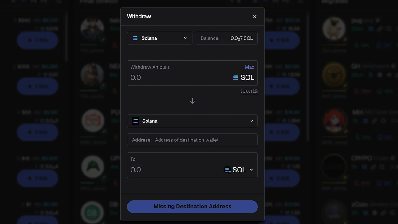 Withdraw Money From Axiom